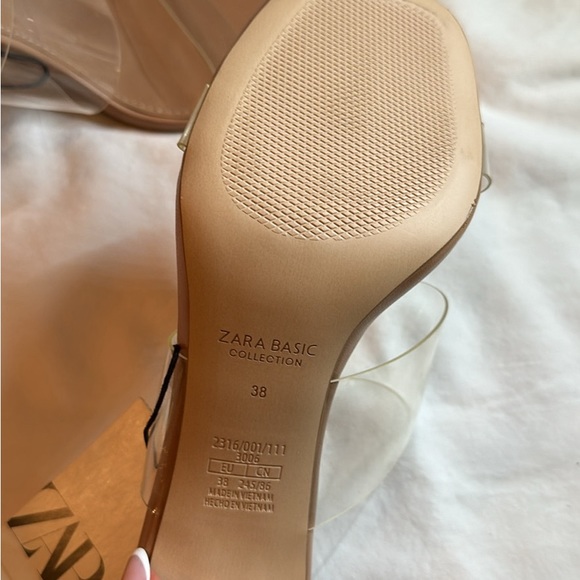Zara clear and nude heels - Picture 4 of 5